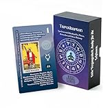 Witchy Cauldron Tarot Lernkarten Deutsch Deck für Anfänger mit Chakra, Planeten, Sternzeichen,...