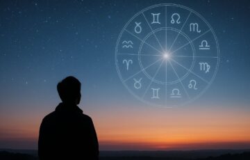 Aszendent berechnen – symbolisches Bild mit Blick zum östlichen Sternenhimmel