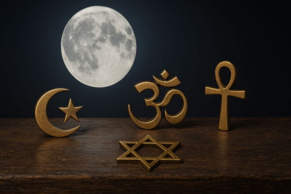 Der Vollmond in verschiedenen spirituellen Kulturen erklärt Spirituelle Symbole aus verschiedenen Kulturen im Licht des Vollmonds