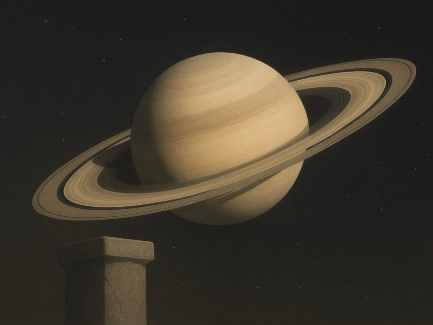 Saturn als Symbol für Struktur, Verantwortung und Zeit in der Astrologie