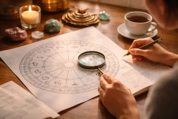 Solar-Return-Horoskop richtig deuten und einordnen Deutung eines Solar-Return-Horoskops mit Fokus auf zentrale astrologische Elemente